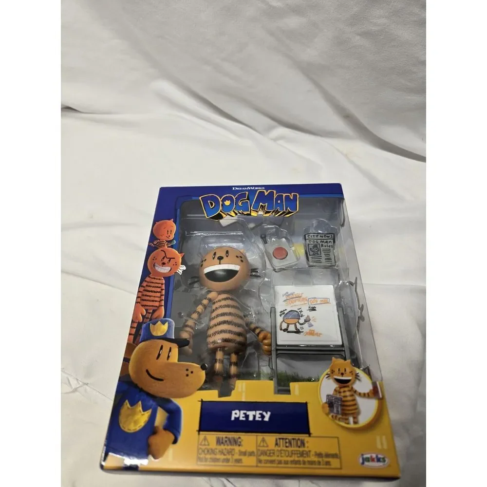 Dream Works Dog Man Movie 5 Inch Petey Articulated Action Figure Jakks Pacific‎